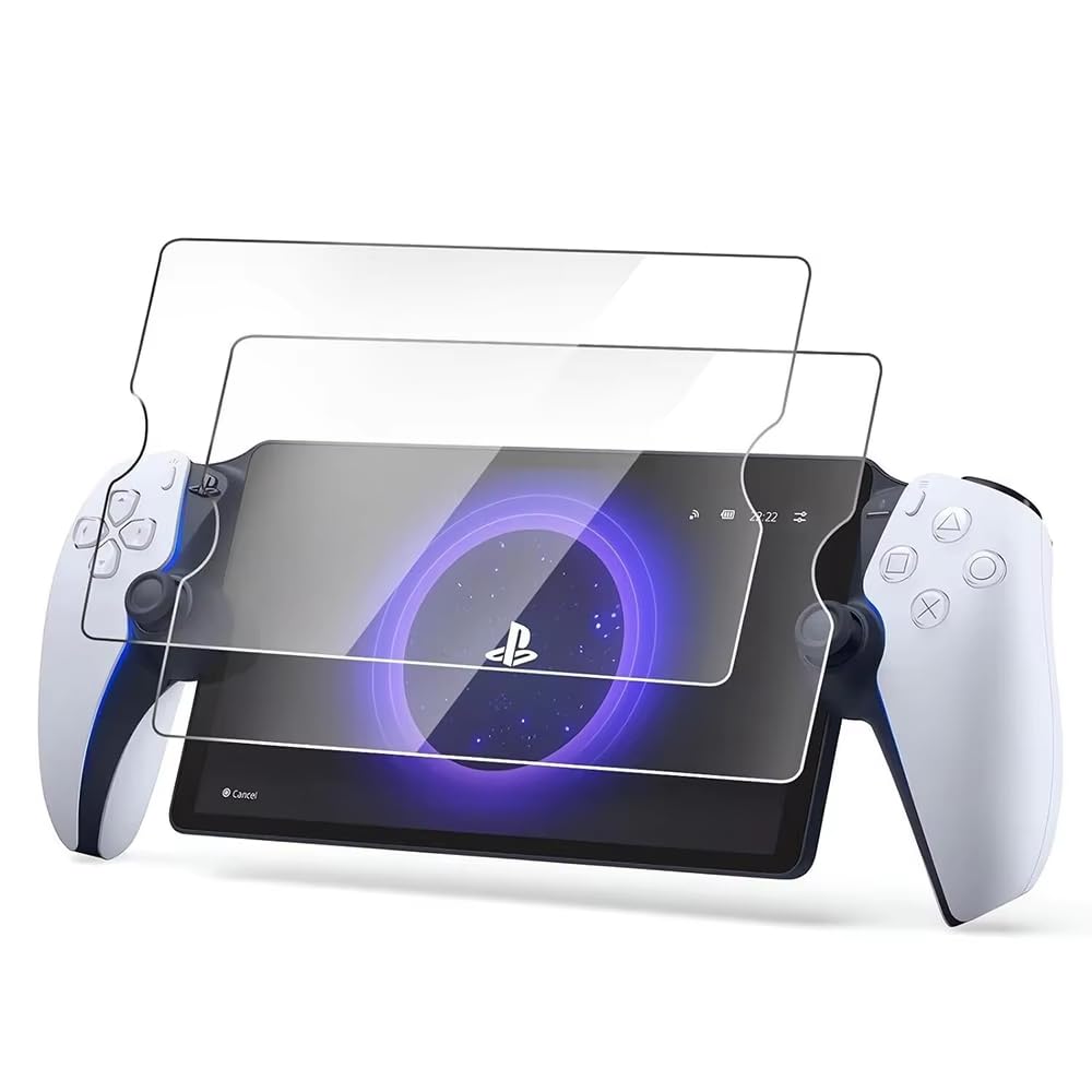 ZORBES 2 Packs Screen Protector for Playstation Portal Remote Player 8 inch, Tempered Glass Screen Protector for Playstation 5 Portal Handheld, Ultra HD, Anti-Scratch, Anti-Fingerprint, Bubble-Free ZORBES 2 Packs Screen Protector for Playstation Portal Remote Player 8 inch, Tempered Glass Screen Protector for Playstation 5 Portal Handheld, Ultra HD, Anti-Scratch, Anti-Fingerprint, Bubble-Free